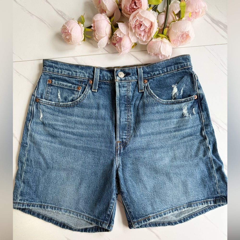 Levi's Blue Denim Jeans classic short